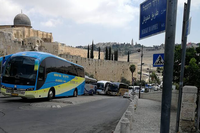 ירושלים של זהב אבל ללא חניות לאוטובוסים